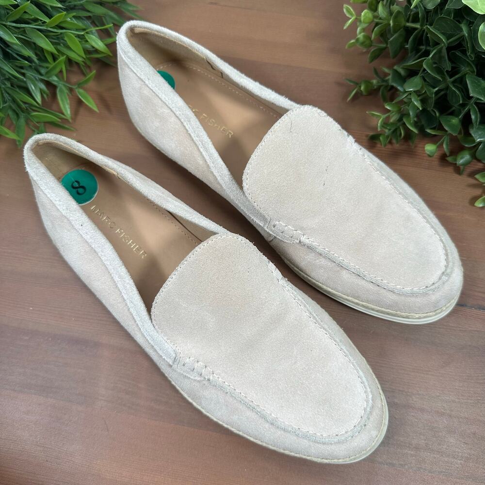 Marc Fisher Women's Jerick Suede Leather Loafers Size 8
